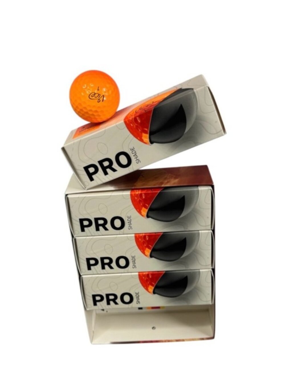 Vice Golf Pro Shade Orange Red Golf Balls Set of 12